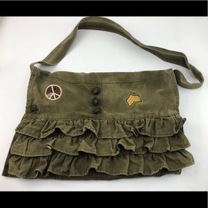 Bongo Crossbody Military Grren Bag